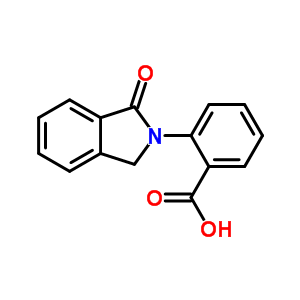 2-(1-氧代-1,3-二氫-2H-異吲哚-2-基)苯羧酸結構式_4770-69-8結構式