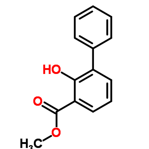 2-羥基-3-苯基苯甲酸甲酯結(jié)構(gòu)式_4906-69-8結(jié)構(gòu)式