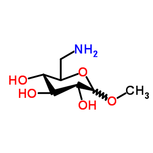 6-氨基-6-脫氧-半乳糖吡喃糖苷甲酯結(jié)構(gòu)式_496811-81-5結(jié)構(gòu)式