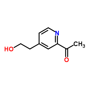 (9ci)-1-[4-(2-羥基乙基)-2-吡啶]-乙酮結(jié)構(gòu)式_502509-14-0結(jié)構(gòu)式