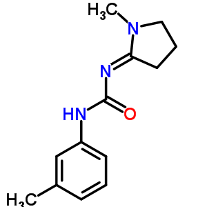 1-(1-甲基吡咯烷-2-基)-3-(間甲苯)脲結(jié)構(gòu)式_50528-98-8結(jié)構(gòu)式