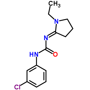 1-(M-氯苯基)-3-(1-乙基吡咯烷-2-基)脲結(jié)構(gòu)式_50529-32-3結(jié)構(gòu)式