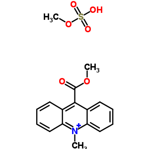 9-(甲氧基羰基)-10-甲基吖啶ium 甲基硫酸鹽結(jié)構(gòu)式_5132-82-1結(jié)構(gòu)式