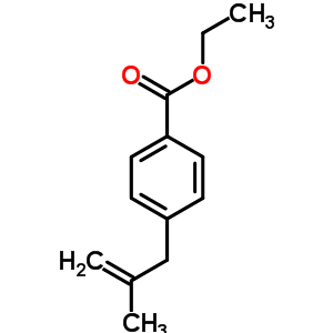 4-(2-甲基-烯丙基)-苯甲酸乙酯結構式_514821-16-0結構式