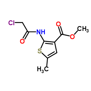 2-[(氯乙?；?氨基]-5-甲基噻吩-3-羧酸甲酯結(jié)構(gòu)式_515832-45-8結(jié)構(gòu)式