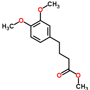 4-(3,4-二甲氧基苯基)丁酸甲酯結(jié)構式_51686-49-8結(jié)構式
