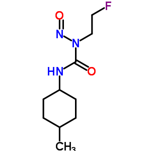 1-(2-氟乙基)-3-(4β-甲基環(huán)己烷-1α-基)-1-亞硝基脲結構式_51759-73-0結構式