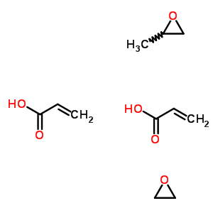 甲基環(huán)氧乙烷與環(huán)氧乙烷二-2-丙烯酸酯聚合物結(jié)構(gòu)式_52503-44-3結(jié)構(gòu)式