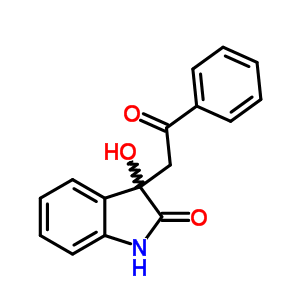 3-羥基-3-(2-氧代-2-苯基乙基)-1,3-二氫-2H-吲哚-2-酮結構式_52552-33-7結構式