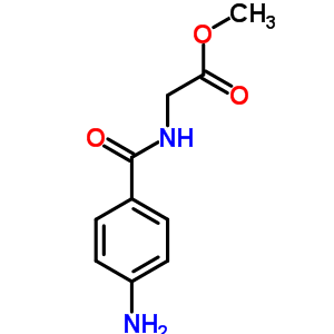 [(4-氨基苯甲?；?氨基]乙酸甲酯鹽酸鹽結(jié)構(gòu)式_5259-86-9結(jié)構(gòu)式