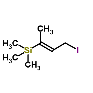((E)-3-碘-1-甲基丙烯基)-三甲基硅烷結構式_52685-51-5結構式