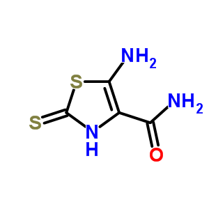 5-氨基-2,3-二氫-2-硫氧代-4-噻唑羧酰胺結構式_52868-63-0結構式