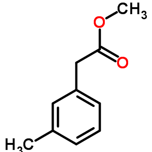 3-甲基苯基乙酸甲酯結(jié)構(gòu)式_53088-69-0結(jié)構(gòu)式