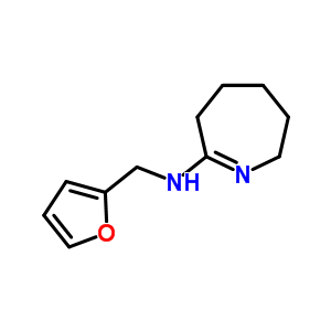 n-(2-呋喃甲基)-3,4,5,6-四氫-2H-氮雜革-7-胺鹽酸鹽結構式_53387-65-8結構式