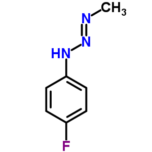 1-(4-氟苯基)-3-甲基三嗪結(jié)構(gòu)式_53477-44-4結(jié)構(gòu)式