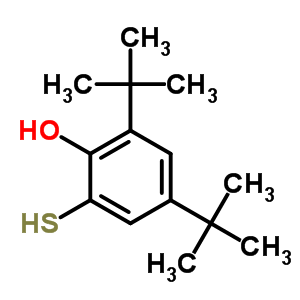 2-疏基-4,6-二-叔丁基苯酚結構式_53551-74-9結構式