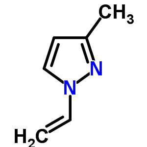 3-甲基-1-乙烯基吡唑結(jié)構(gòu)式_53551-92-1結(jié)構(gòu)式