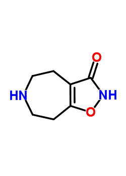 2H-異噁唑并[4,5-d]氮雜革-3(4h)-酮,5,6,7,8-四氫-(9ci)結(jié)構(gòu)式_53658-58-5結(jié)構(gòu)式