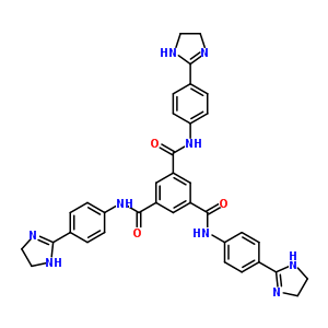N1,n3,n5-三[4-(4,5-二氫-1H-咪唑-2-基)苯基]苯-1,3,5-三羧酰胺結(jié)構(gòu)式_5373-31-9結(jié)構(gòu)式