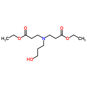 N-(3-乙氧基-3-氧代丙基)-n-(3-羥基丙基)-β-丙氨酸乙酯結構式_53935-66-3結構式