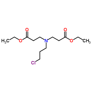 N-(3-氯丙基)-n-(3-乙氧基-3-氧代丙基)-β-丙氨酸乙酯結(jié)構(gòu)式_53935-67-4結(jié)構(gòu)式