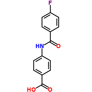 4-(4-氟苯甲?；被?苯甲酸結(jié)構(gòu)式_54057-46-4結(jié)構(gòu)式