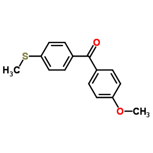 4-甲氧基-4-甲基硫代苯甲酮結(jié)構(gòu)式_54118-72-8結(jié)構(gòu)式