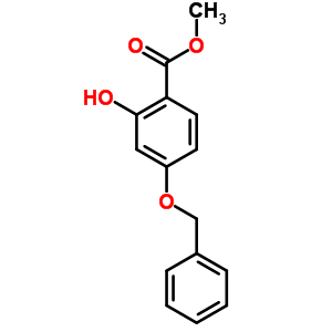 4-(芐氧基)-2-羥基苯甲酸甲酯結(jié)構(gòu)式_5427-29-2結(jié)構(gòu)式