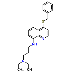 N-(4-芐基磺?；?8-基)-N,N-二乙基-丙烷-1,3-二胺結(jié)構(gòu)式_5431-71-0結(jié)構(gòu)式