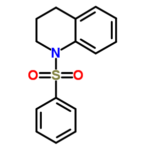 1,2,3,4-四氫-1-(苯基磺?；?-喹啉結(jié)構(gòu)式_5434-99-1結(jié)構(gòu)式