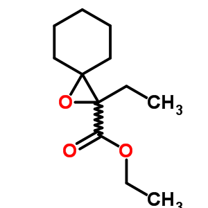 2-乙基-1-噁螺(2.5)辛烷-2-羧酸乙酯結(jié)構(gòu)式_5445-38-5結(jié)構(gòu)式