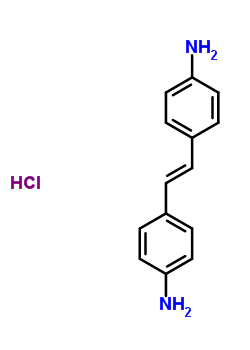 {4-[(E)-2-(4-氨基苯基)乙烯基]苯基}胺結(jié)構(gòu)式_54760-75-7結(jié)構(gòu)式