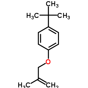 1-(2-甲基-2-丙烯氧基)-4-叔丁基苯結(jié)構(gòu)式_54932-87-5結(jié)構(gòu)式