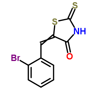 (5E)-5-(2-溴亞芐基)-2-疏基-1,3-噻唑-4(5H)-酮結(jié)構(gòu)式_5503-75-3結(jié)構(gòu)式