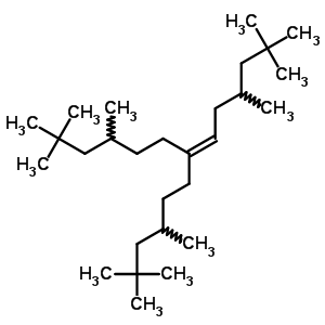 2,2,4,10,12,12-六甲基-7-(3,5,5-三甲基己基)-6-十三烯結(jié)構(gòu)式_55255-73-7結(jié)構(gòu)式