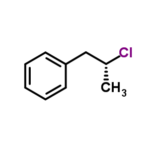 ((R)-2-氯-丙基)-苯結構式_55449-46-2結構式
