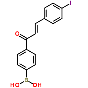 {4-[(2E)-3-(4-碘苯基)-2-丙烯?；鵠苯基}硼酸結(jié)構(gòu)式_562823-84-1結(jié)構(gòu)式