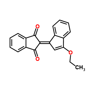 2-(3-乙氧基-1H-茚-1-基)-1H-茚-1,3(2H)-二酮結構式_56525-08-7結構式