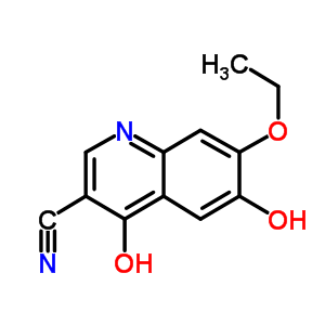 7-乙氧基-1,4-二氫-6-羥基-4-氧代-3-喹啉甲腈結(jié)構(gòu)式_56606-25-8結(jié)構(gòu)式