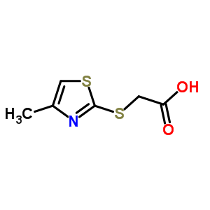 (4-甲基-噻唑-2-磺酰基)-乙酸結(jié)構(gòu)式_5685-17-6結(jié)構(gòu)式