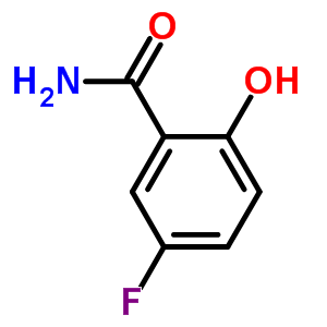 5-氟-2-羥基苯甲酰胺結構式_56874-97-6結構式