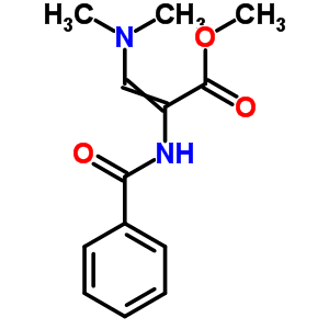 (z)-2-苯甲?；被?3-二甲基氨基丙烯酸甲酯結(jié)構(gòu)式_56952-04-6結(jié)構(gòu)式
