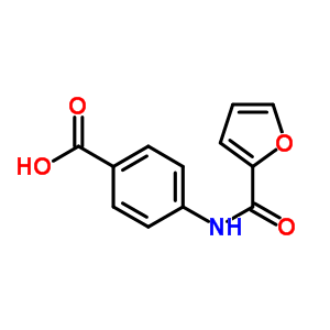 4-(2-呋喃并yl氨基)苯甲酸結(jié)構(gòu)式_5768-34-3結(jié)構(gòu)式