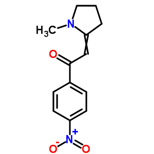 2-(1-甲基-2-吡咯烷)-1-(4-硝基苯基)-乙酮結(jié)構(gòu)式_57705-38-1結(jié)構(gòu)式