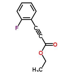 (2-氟-苯基)-丙炔酸乙酯結(jié)構(gòu)式_58686-74-1結(jié)構(gòu)式