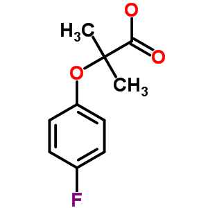 2-(4-氟苯氧基)-2-甲基丙酸結構式_587-11-1結構式