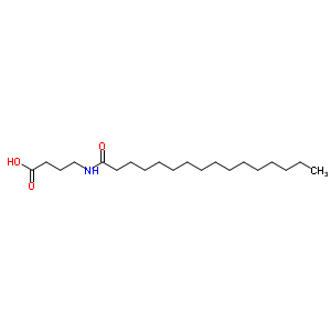 gamma-氨基丁酸-棕櫚酰胺結(jié)構(gòu)式_58725-44-3結(jié)構(gòu)式