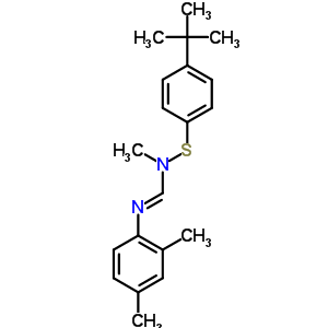 N-(2,4-二甲基苯基)-N-甲基-N-(4-叔丁基苯基)磺?；纂呓Y構式_58830-31-2結構式