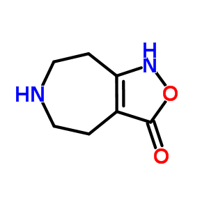 (9ci)-5,6,7,8-四氫-4H-異噁唑并[3,4-d]氮雜革-3-醇結(jié)構(gòu)式_58893-45-1結(jié)構(gòu)式