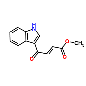 (E)-4-(1H-吲哚-3-基)-4-氧代-2-丁酸甲酯結(jié)構(gòu)式_59000-14-5結(jié)構(gòu)式